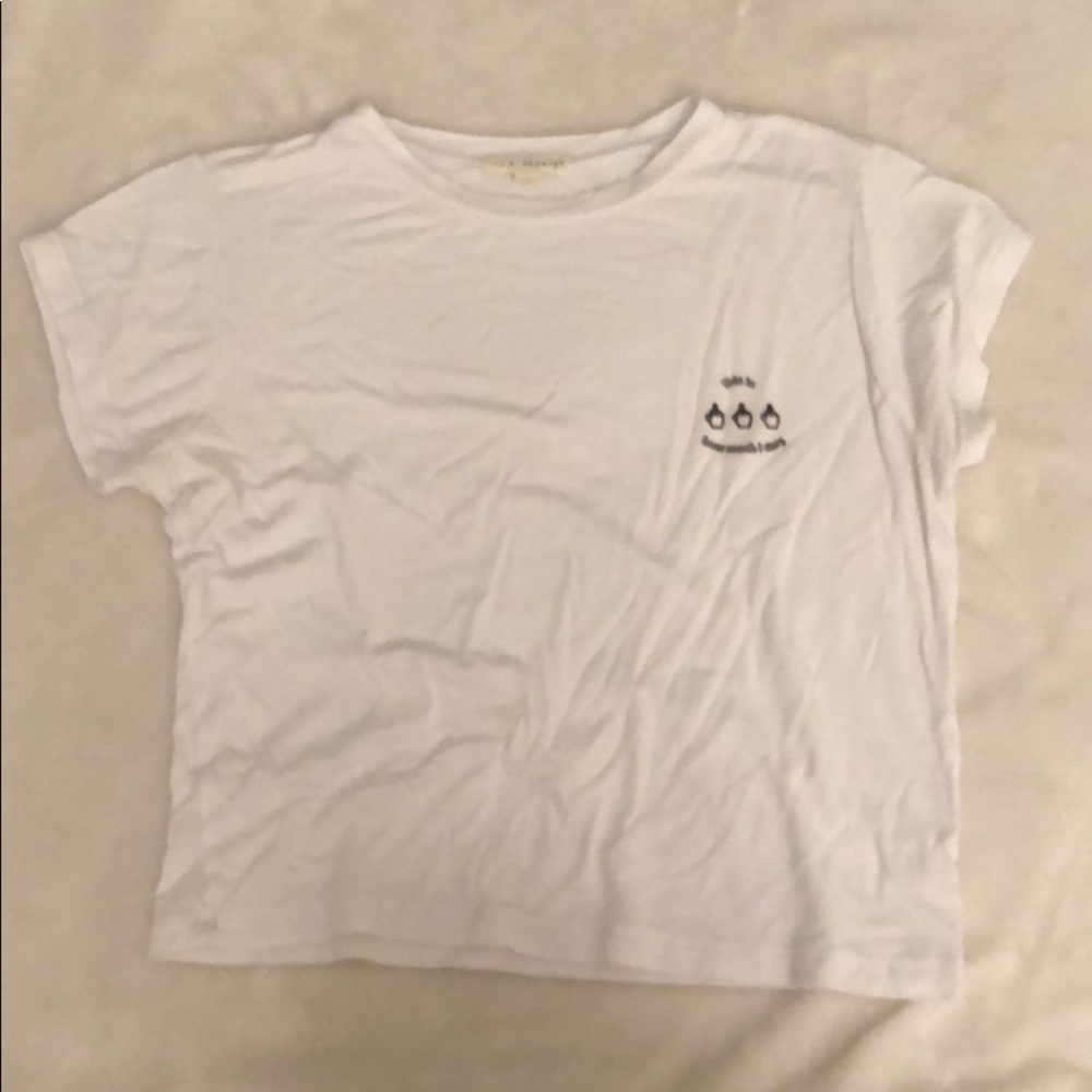 Never worn white shirt